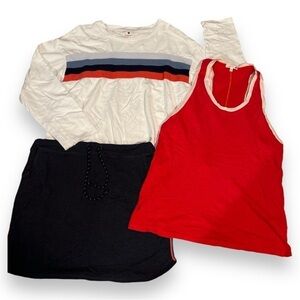 Anthropologie Sundry Matching Skirt Set